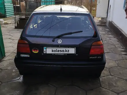 Volkswagen Golf 1993 года за 2 150 000 тг. в Тараз – фото 14