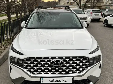 Hyundai Santa Fe 2021 года за 17 500 000 тг. в Алматы – фото 28