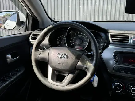 Kia Rio 2013 года за 5 680 000 тг. в Актобе – фото 8