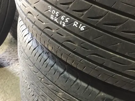 Резина летняя 205/65 r16 Bridgestone, из Японии за 82 000 тг. в Алматы – фото 3