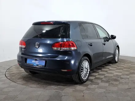 Volkswagen Golf 2009 года за 2 540 000 тг. в Астана – фото 5