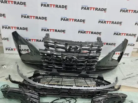 Бампер капот молдинг накладки губа решетка Hyundai tucson nx4 за 16 800 тг. в Актобе