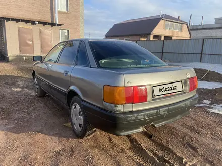 Audi 80 1991 года за 650 000 тг. в Астана – фото 3