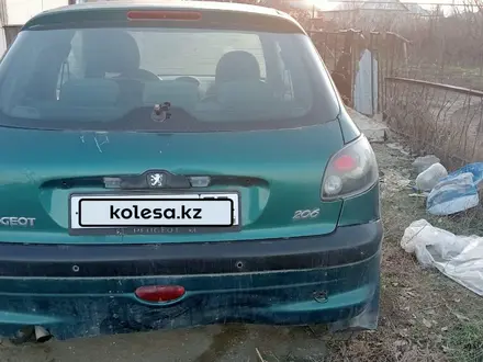 Peugeot 206 2000 годаүшін560 000 тг. в Актобе – фото 6