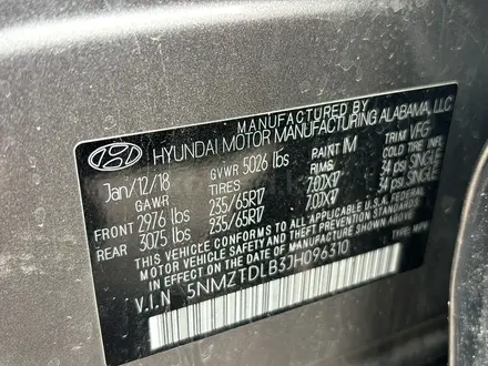 Hyundai Santa Fe 2018 года за 7 500 000 тг. в Актобе – фото 5