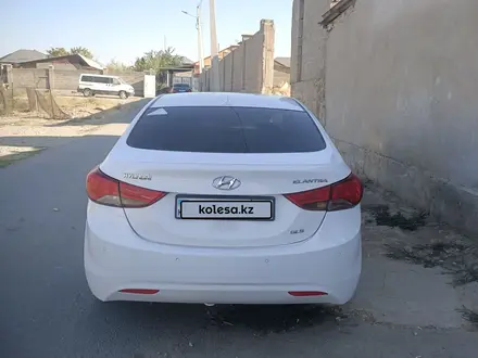 Hyundai Elantra 2013 года за 6 000 000 тг. в Шымкент – фото 2