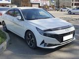 Дефлектор капота Hyundai Elantra с 2021 + за 18 000 тг. в Астана – фото 2