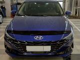 Дефлектор капота Hyundai Elantra с 2021 + за 18 000 тг. в Астана
