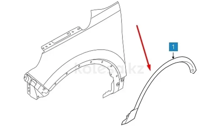 Молдинг крыла. Расширитель крыла.үшін15 000 тг. в Алматы