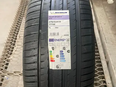 Michelin Pilot Sport 4 SUV 275/55 R19 111W за 200 000 тг. в Шымкент – фото 7