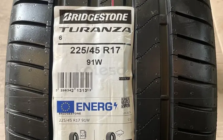 245/50R18 Turanza 6 100Y Bridgestoneүшін107 000 тг. в Алматы