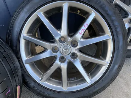 Комплект оригинальных дисков с шинами на Toyota Estima за 360 000 тг. в Алматы – фото 4