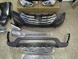 Бампер, фара, решетка радиатора, капот, дверь, багажник Hyundai Santa Fe за 24 990 тг. в Астана