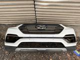 Передний бампер Hyundai Santa Fe DM (2015 2018) оригинал за 10 000 тг. в Алматы