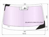 Стекло лобовое (Атермальное/Датчик дождя) Hyundai Sonata 19-23 за 82 500 тг. в Талдыкорган