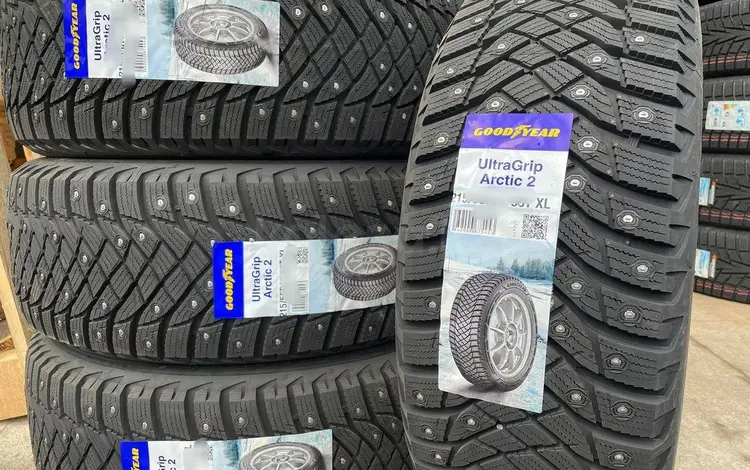 235 55 19 новые зимние шипованные шины GOODYEAR ULTRA GRIP ICE ARCTIC 2for130 000 тг. в Алматы