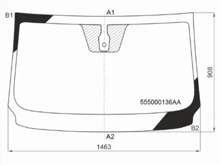 Стекло лобовое (Датчик дождя/ Молдинг) за 33 500 тг. в Алматы