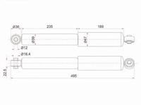 Амортизатор заднийfor8 150 тг. в Алматы