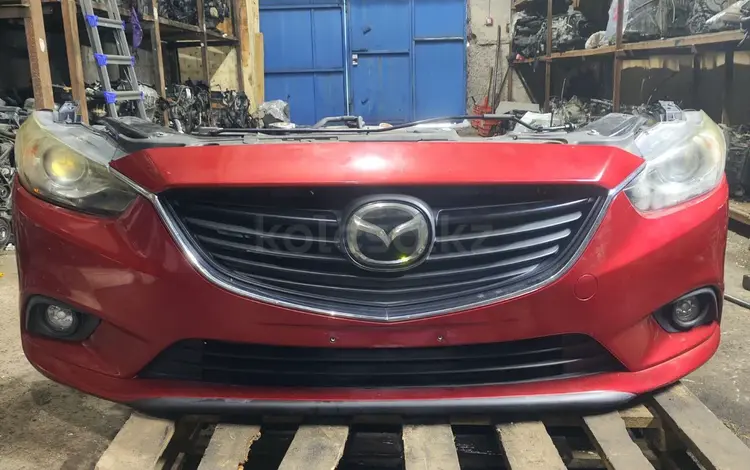 МОРДА НОУСКАТ ПЕРЕДНИЙ БАМПЕР ФАРЫ КАПОТ КРЫЛО MAZDA 6 GJ за 450 000 тг. в Семей