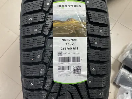 265/60/R18 Ikon Nordman 7 шипованные Nokian Nordman 7 за 64 000 тг. в Астана