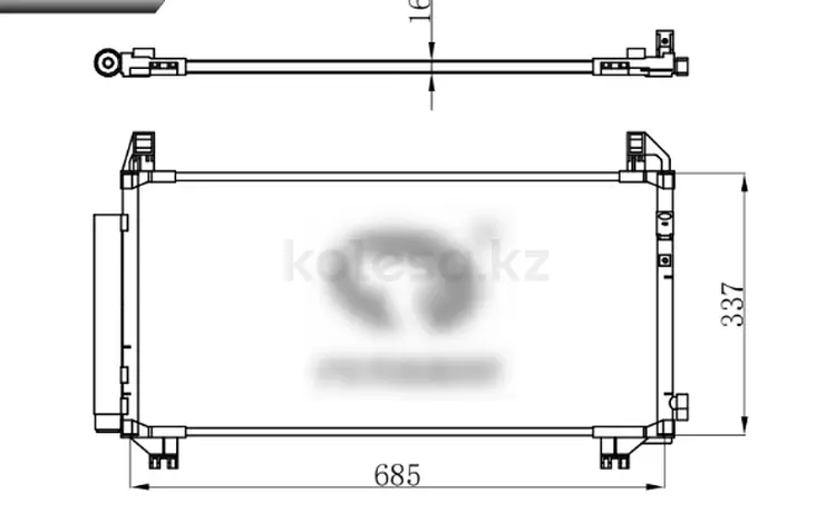 Тойота йарис (toyota yaris) көлігіне кондиционер радиаторы.үшін24 000 тг. в Алматы