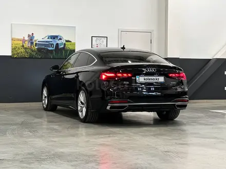 Audi A5 2022 года за 22 990 000 тг. в Алматы – фото 6