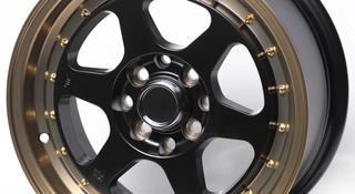 Комплект Дисков R15 7J ET30 Dia73.1 Matt Black + Bronze 4x100/4x114.3үшін240 000 тг. в Алматы