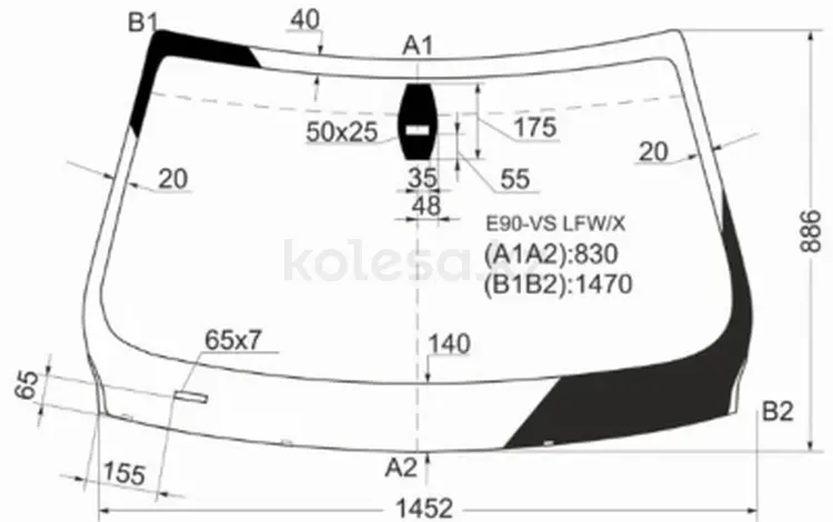 Стекло лобовоеfor24 850 тг. в Астана