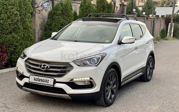 Hyundai Santa Fe 2017 года за 12 500 000 тг. в Алматы