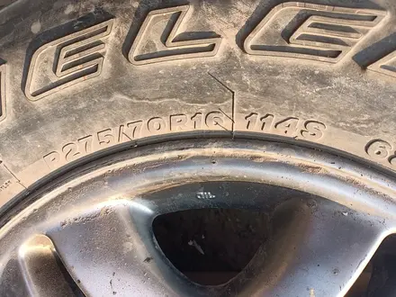 ОДНА шина 275/70 R16 — "Bridgestone Dueler HL" (Канада), летняя. за 35 000 тг. в Астана – фото 6