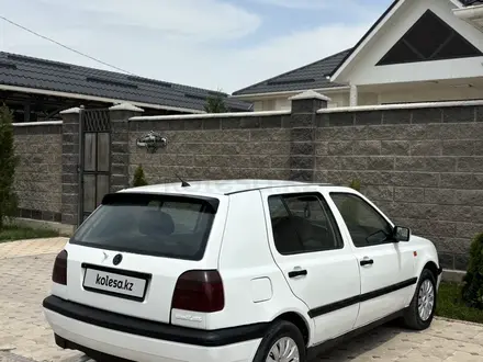 Volkswagen Golf 1992 года за 1 250 000 тг. в Тараз – фото 3