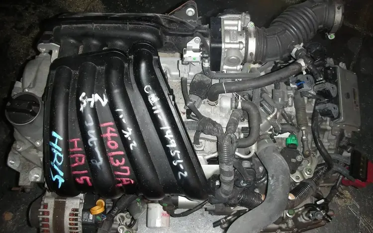 Двигатель мотор Nissan HR15DE HR16DE HR12DE за 250 000 тг. в Алматы