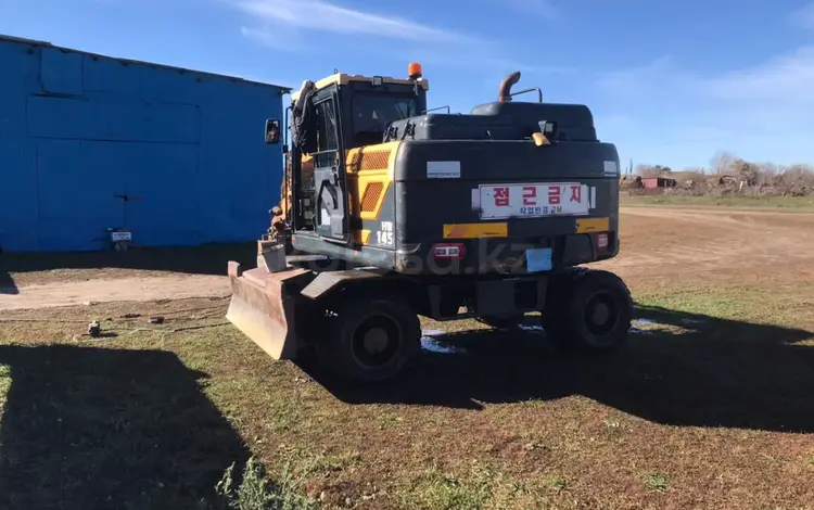 Аренда колесный экскаватора Нундай 145 (2016 года) с опытным операторам в Астана