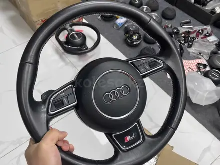 Оригинальный руль Audi S6 C7 за 200 000 тг. в Алматы – фото 2