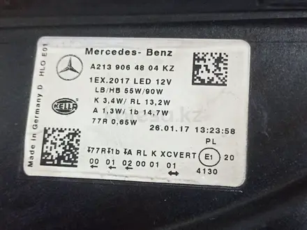 Передние фары Mercedes w213 Multibeam LED за 700 000 тг. в Алматы – фото 7
