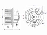 Мотор печки, мотрчик печки за 12 150 тг. в Павлодар