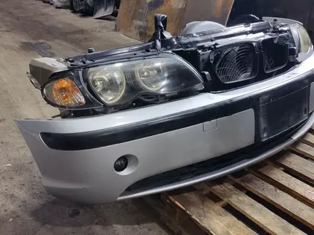 МОРДА НОУСКАТ БАМПЕР ФАРЫ В СБОРЕ BMW E46 РЕСТ за 200 000 тг. в Астана – фото 3