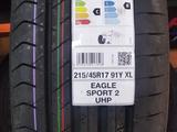 Шины Goodyear 215/45/r17 ES 2 UHP за 70 000 тг. в Алматы