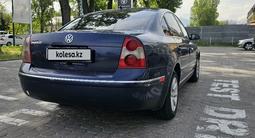 Volkswagen Passat 2003 годаүшін2 550 000 тг. в Алматы – фото 4