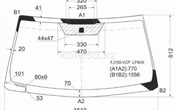Стекло лобовое ГАРАНТИЯ на установку 5 лет за 25 300 тг. в Павлодар