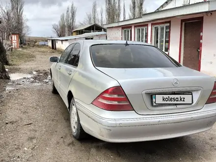 Mercedes-Benz S 320 1999 года за 2 900 000 тг. в Тараз – фото 6