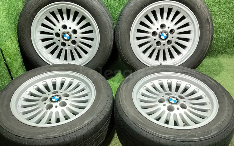 Диски оригинал с шинами Bridgestoune 215/55 R17 BMW 5 серии E39 за 180 000 тг. в Алматы