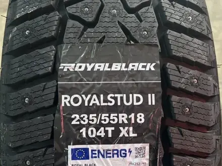 Зимние шипованные шины Royalblack 235 55 18, 107Т XL 2024 г. В. за 254 000 тг. в Астана – фото 2