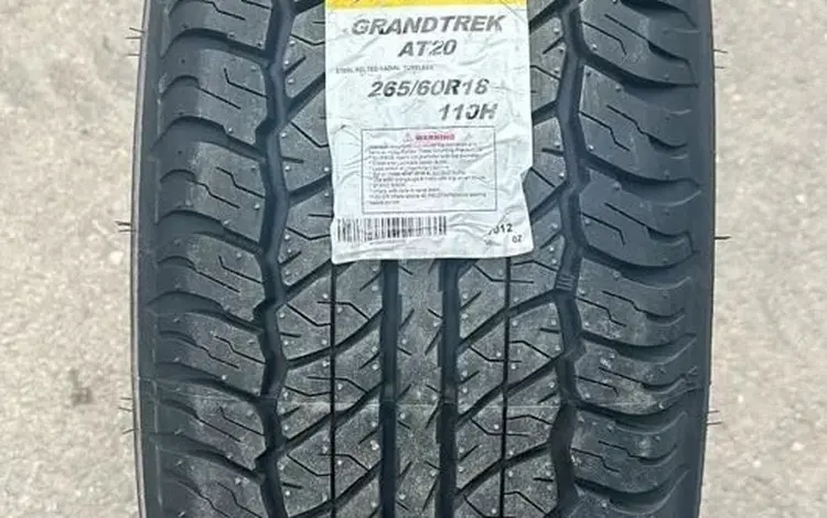 Dunlop Grandtrek AT20 265/60 R18 110Hүшін74 000 тг. в Алматы