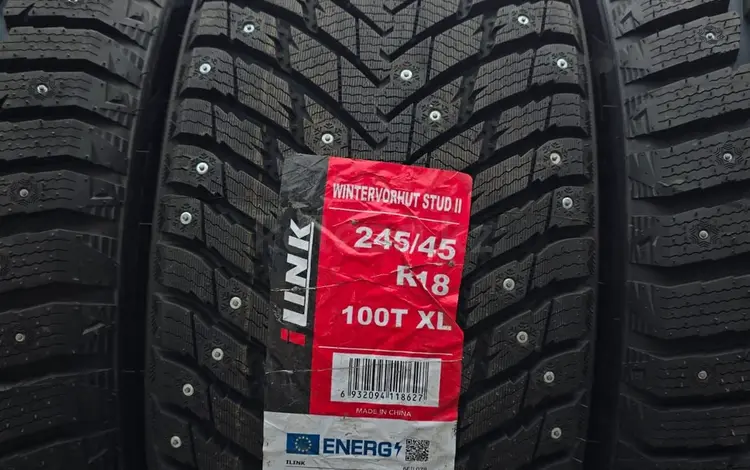 Новые зимние шины Wintervorhut шип 245/45R18for300 000 тг. в Астана