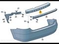 Пенопластовый буфер-наполнитель бампера заднего Вольксваген Поло седан за 1 777 тг. в Алматы – фото 5