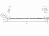 Шланг тормозной задний правый за 3 100 тг. в Алматы
