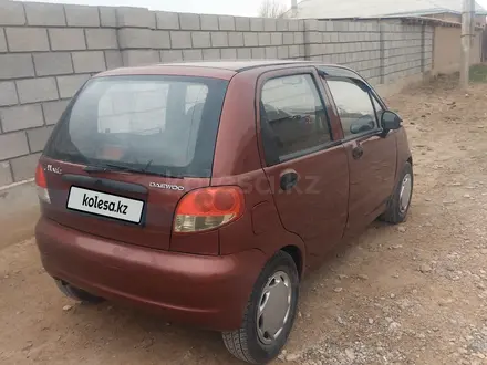 Daewoo Matiz 2012 года за 1 650 000 тг. в Туркестан – фото 4