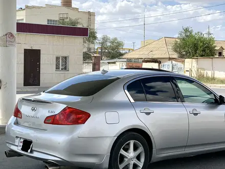 Infiniti G37 2012 года за 3 700 000 тг. в Жанаозен – фото 7