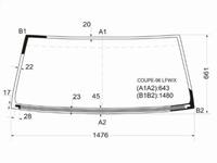 Стекло лобовое с обогревом щеток MITSUBISHI PAJERO/MONTERO 3/5D 91-99for24 950 тг. в Павлодар